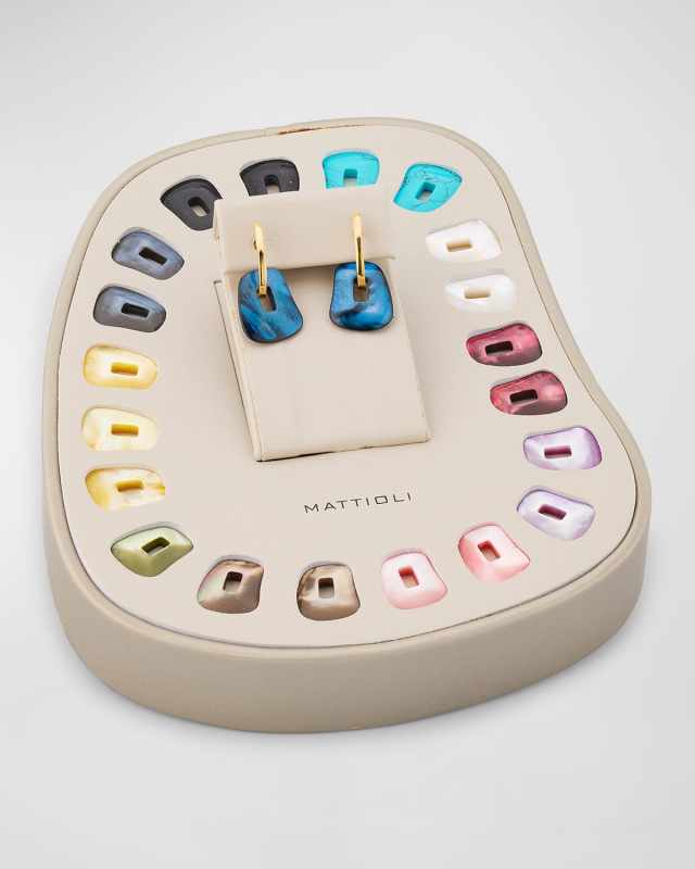 18K Yellow Gold Puzzle Earrings, Set of 11